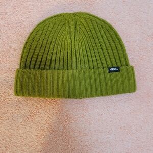 Vans Classic Green Ribbed Beanie